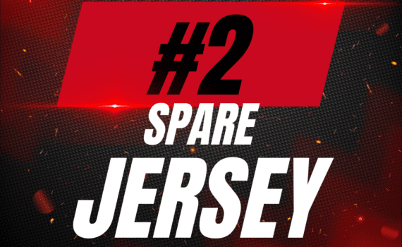 #2 Spare Game-Worn Red Jersey