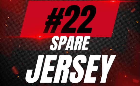 #22 Spare Game-Worn Red Jersey