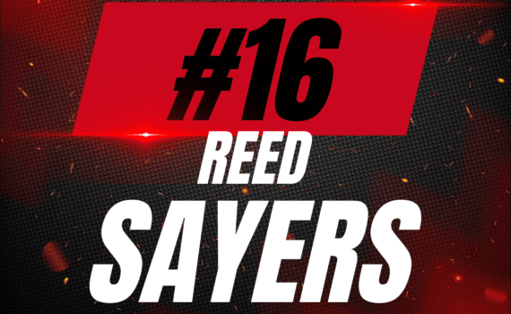 #16 Reed Sayers Game-Worn White Jersey