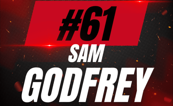 #61 Sam Godfrey Game-Worn Red Jersey
